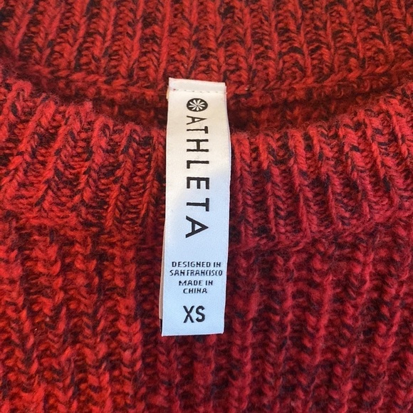 Athleta Sierra Wool Blend Chunky Knit Crew Sweater - XS - Picture 7 of 13